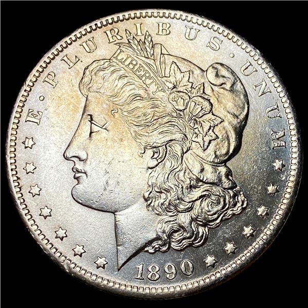 1890-S Silver Morgan Dollar CHOICE AU