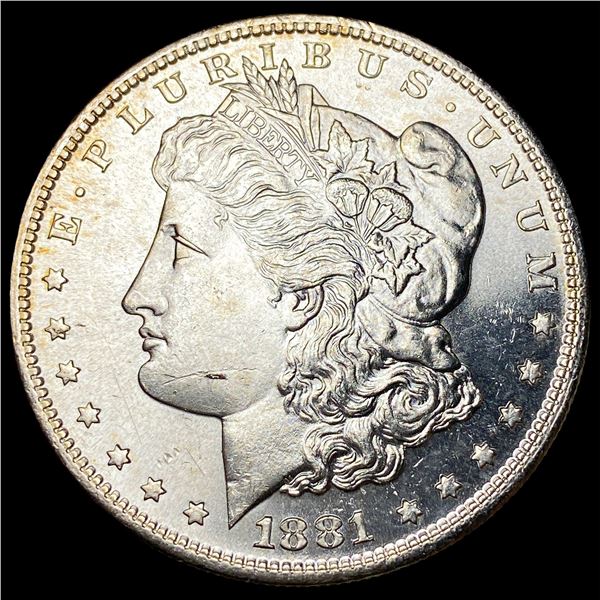 1881-S Silver Morgan Dollar GEM BU