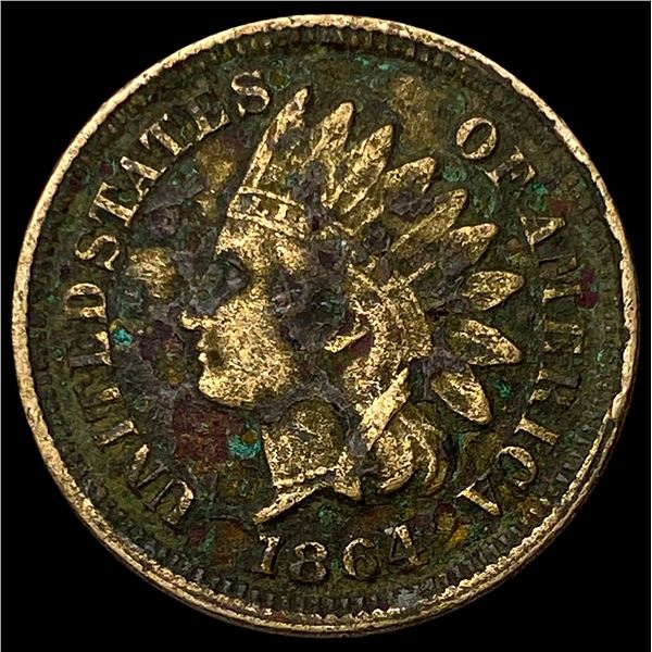1864 Indian Head Cent NEARLY UNCIRCULATED