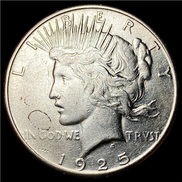 1925-S Silver Peace Dollar CLOSELY  UNCIRCULATED