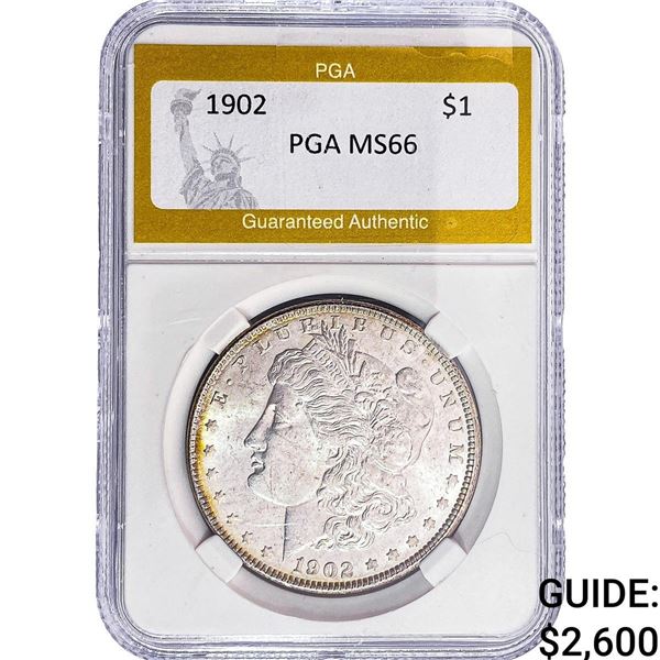 1902 Morgan Silver Dollar PGA MS66