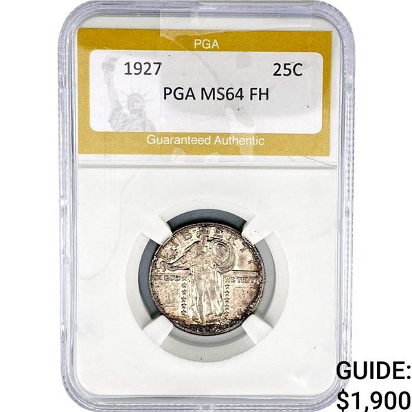 1927 Standing Liberty Quarter PGA MS64 FH