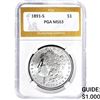 Image 1 : 1891-S Morgan Silver Dollar PGA MS63