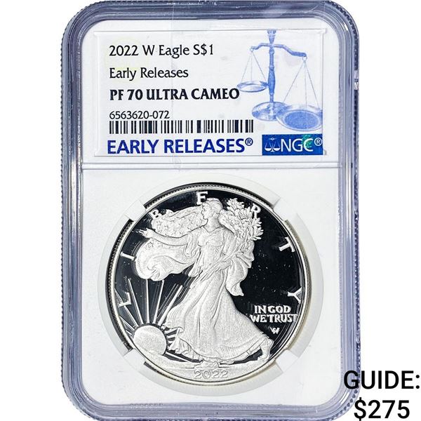 2022-W Silver Eagle NGC PF70 Ultra Cameo