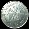 Image 2 : 1932 Germany Silver 3 Mark