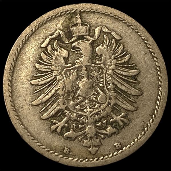 1875-B Germany 5 Pfennig