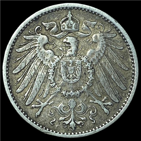 1892-D Germany Silver 1 Mark