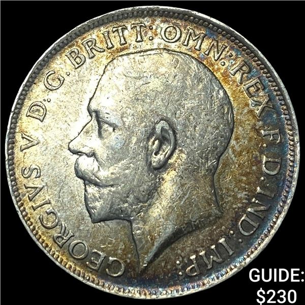 1914 Great Britain Silver Florin