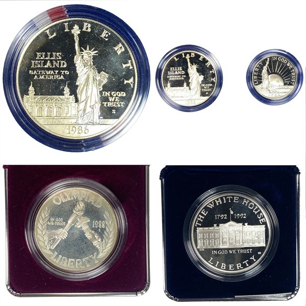 [4] 1986-1992 U.S. Proof Lib., Olym. & Pres. Coins