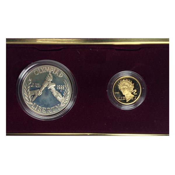 1988 U.S. Mint Proof Olympic Coins