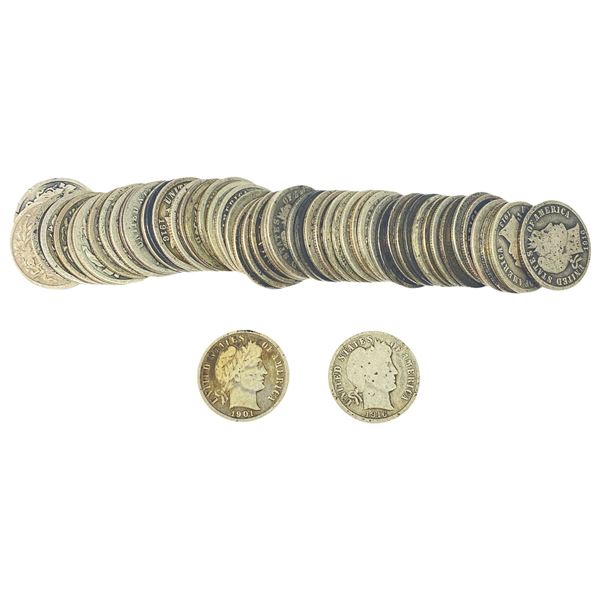 [54] 1893-1916 Silver Barber Dimes
