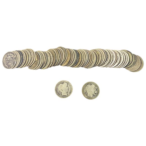 [67] 1892-1916 Silver Barber Dimes