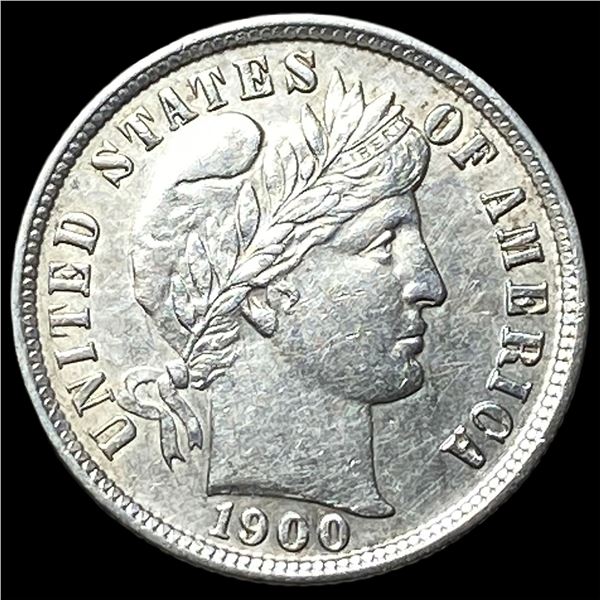 1900-S Silver Barber Dime CLOSELY  UNCIRCULATED