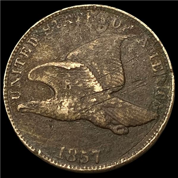 1857 Copper-Nickel Flying Eagle Cent HIGH  GRADE