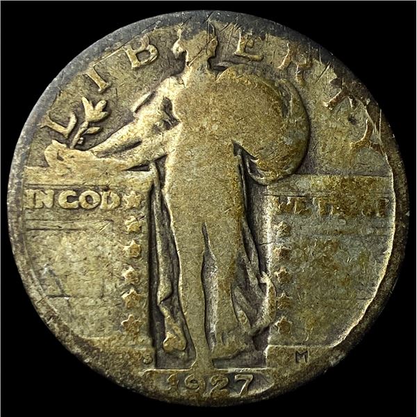 1927-S Silver Standing Liberty Quarter NICELY  CIRCULATED