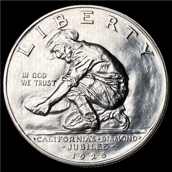 1925-S Silver California Jubilee Half Dollar  UNCIRCULATED