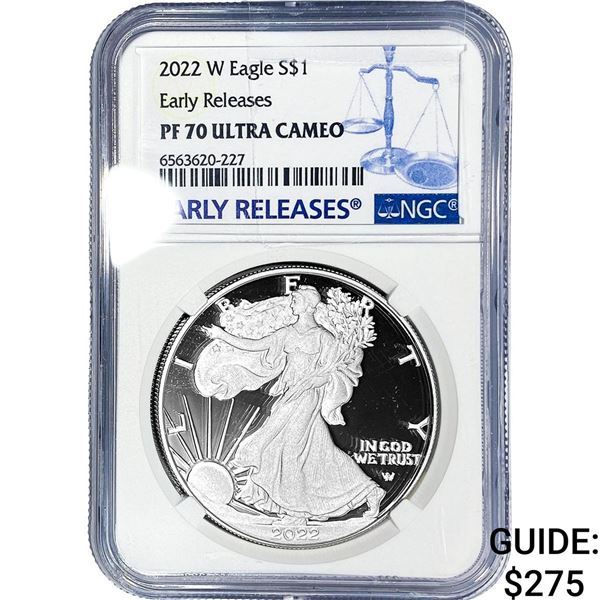 2022-W Silver Eagle NGC PF70 Ultra Cameo