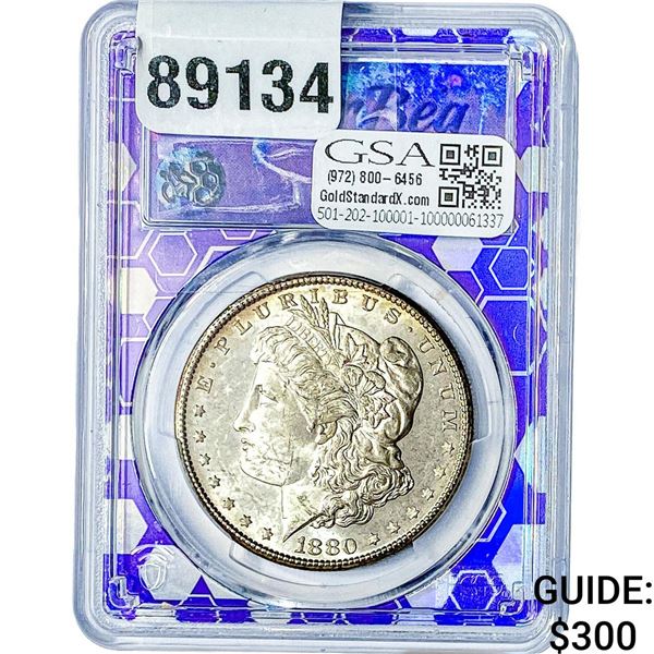 1880-S Morgan Silver Dollar PCGS MS64