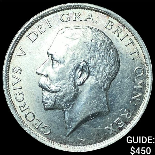1916 Great Britain Silver Half Crown