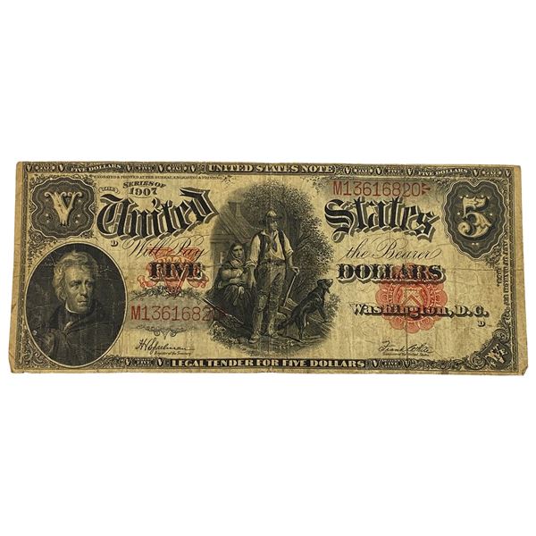 1907-D $5 Legal Tender Note
