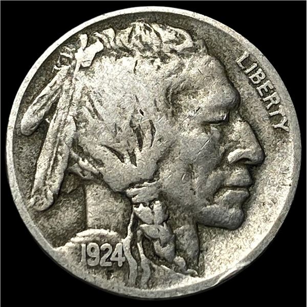 1924-D Buffalo Nickel LIGHTLY CIRCULATED