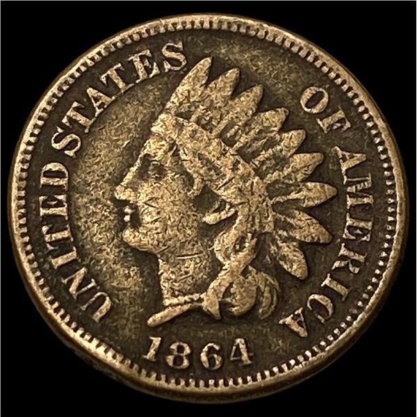1864 Indian Head Cent LIGHTLY CIRCULATED