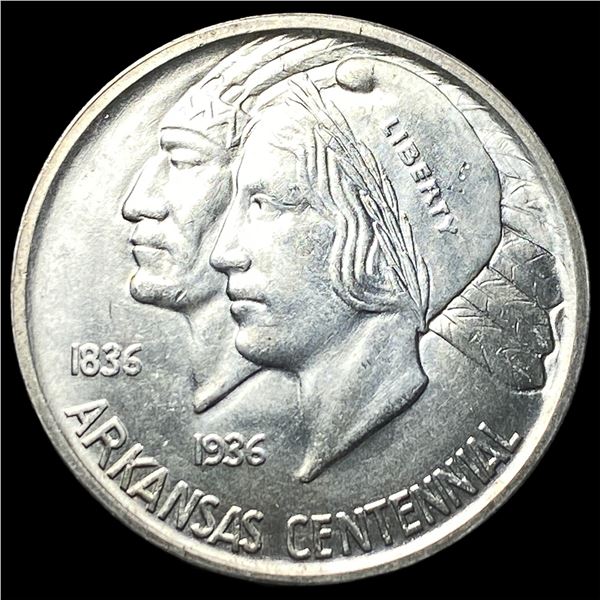 1936-S Arkansas Silver Half Dollar CHOICE BU
