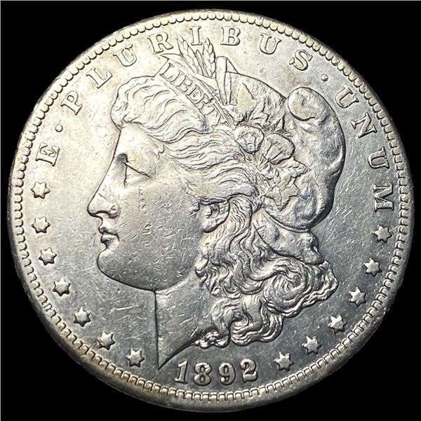 1892-CC Silver Morgan Dollar NEARLY  UNCIRCULATED