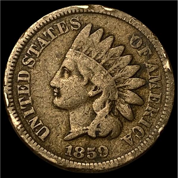 1859 Indian Head Cent NICELY CIRCULATED