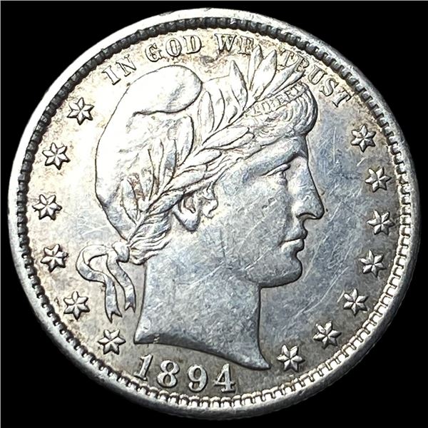 1894-S Silver Barber Quarter UNCIRCULATED