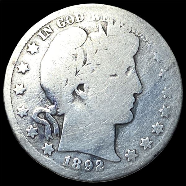 1892-O Silver Barber Half Dollar NICELY  CIRCULATED