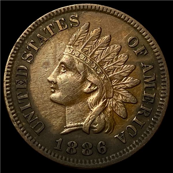 1886 Indian Head Cent NEARLY UNCIRCULATED