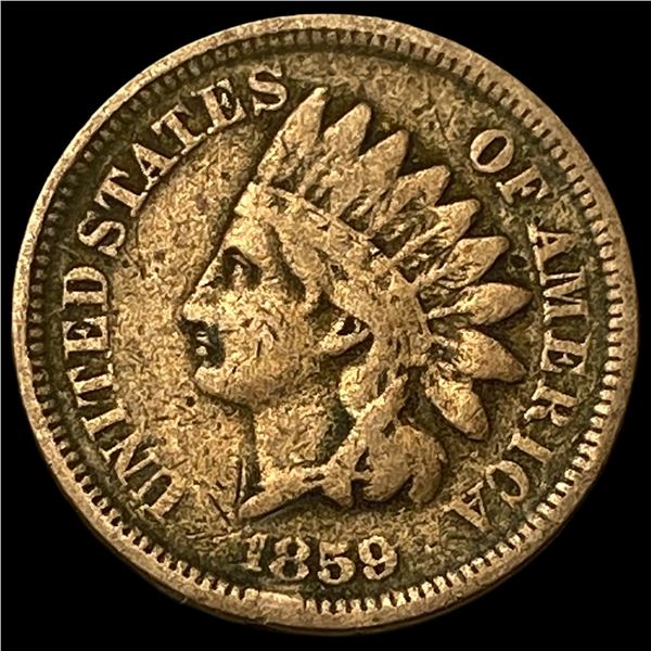 1859 Indian Head Cent LIGHTLY CIRCULATED