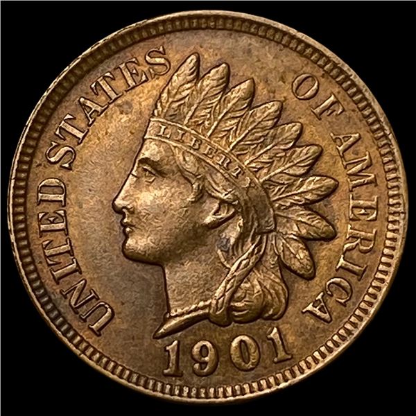 1901 Indian Head Cent CLOSELY UNCIRCULATED
