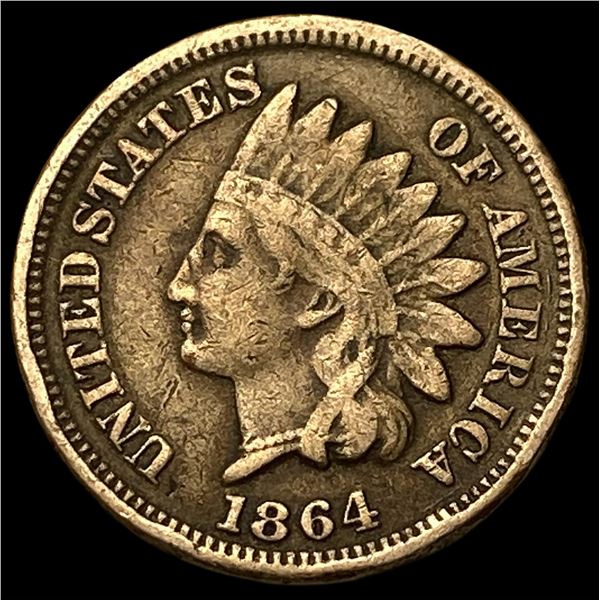 1864 Indian Head Cent LIGHTLY CIRCULATED