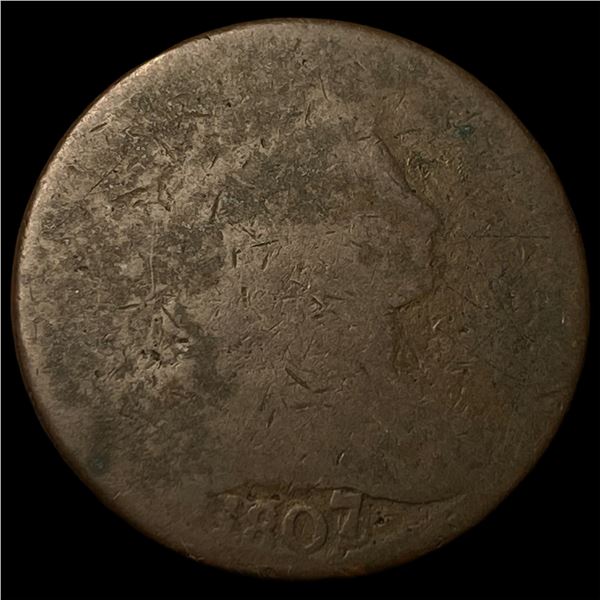1807/6 Draped Bust Large Cent NICELY CIRCULATED