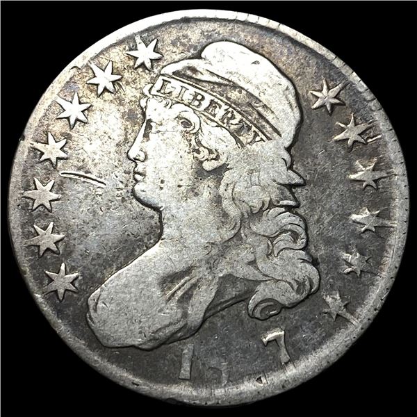 1827 Capped Bust Half Dollar LIGHTLY CIRCULATED