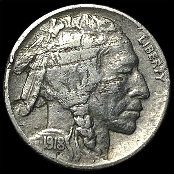 1918-S Buffalo Nickel LIGHTLY CIRCULATED