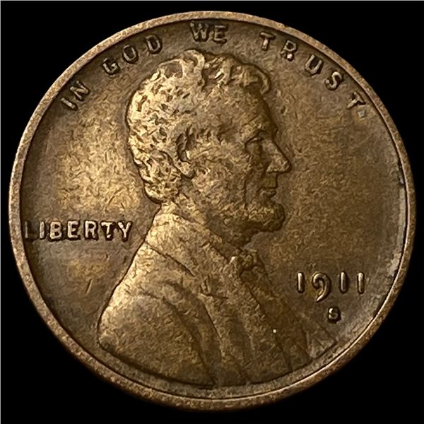 1911-S Lincoln Wheat Cent NEARLY UNCIRCULATED