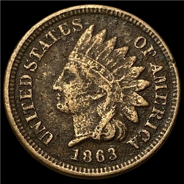 1863 Indian Head Cent HIGH GRADE