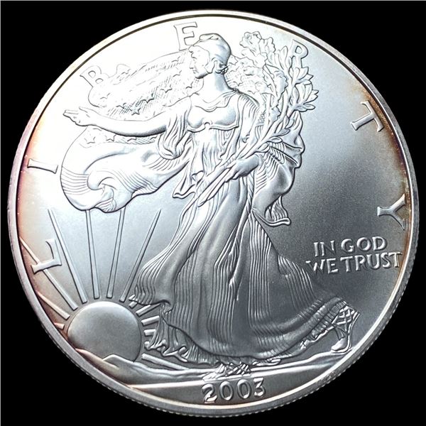 2003 1oz Silver American Eagle $1 SUPERB GEM BU