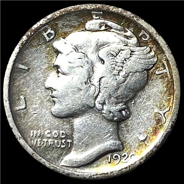 1920-S Silver Mercury Dime NEARLY UNCIRCULATED