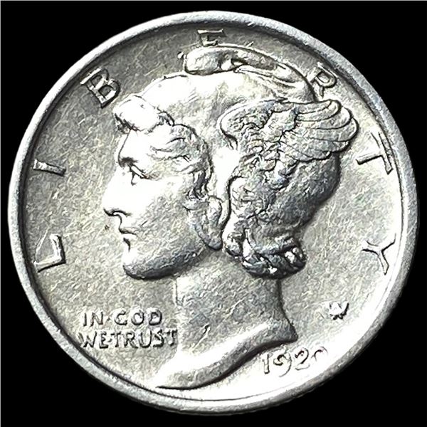 1920-S Silver Mercury Dime CLOSELY  UNCIRCULATED