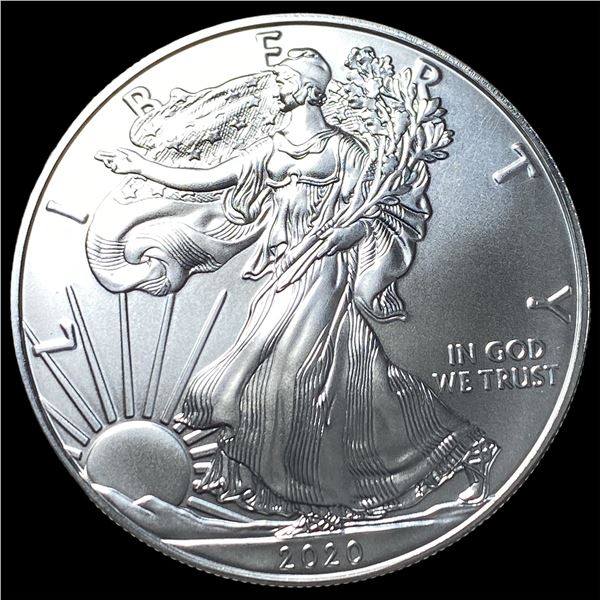 2020 1oz Silver American Eagle $1 SUPERB GEM BU
