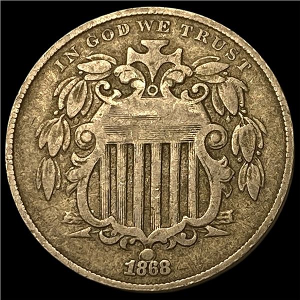 1868 Shield Nickel NICELY CIRCULATED