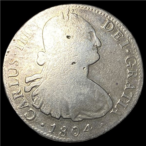 1804Mo TH Spanish Colonies Silver 8 Reales HIGH GRADE