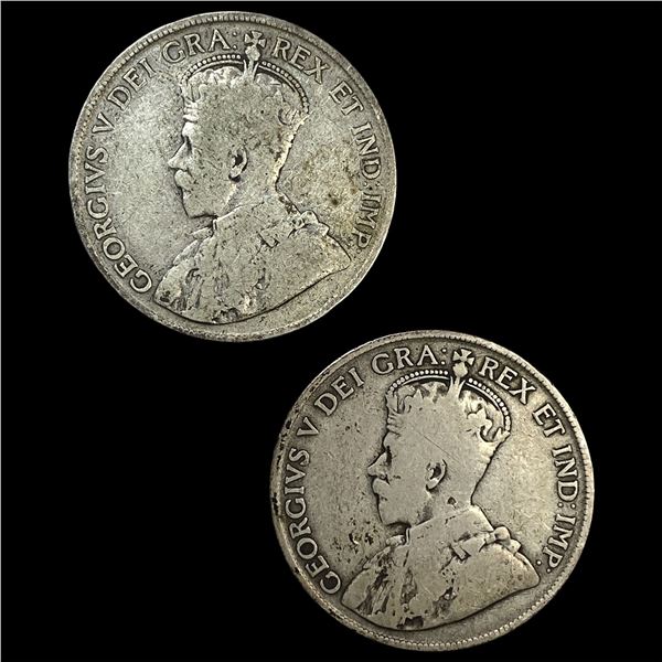 [2]1917-1919 Canada Silver 50 Cents LIGHTLY CIRCULATED