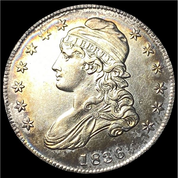 1836 Capped Bust Half Dollar CHOICE AU