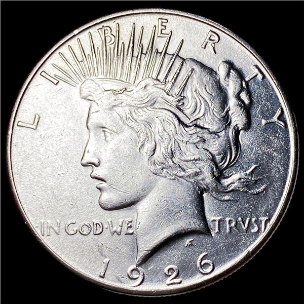1926-S Silver Peace Dollar CHOICE AU