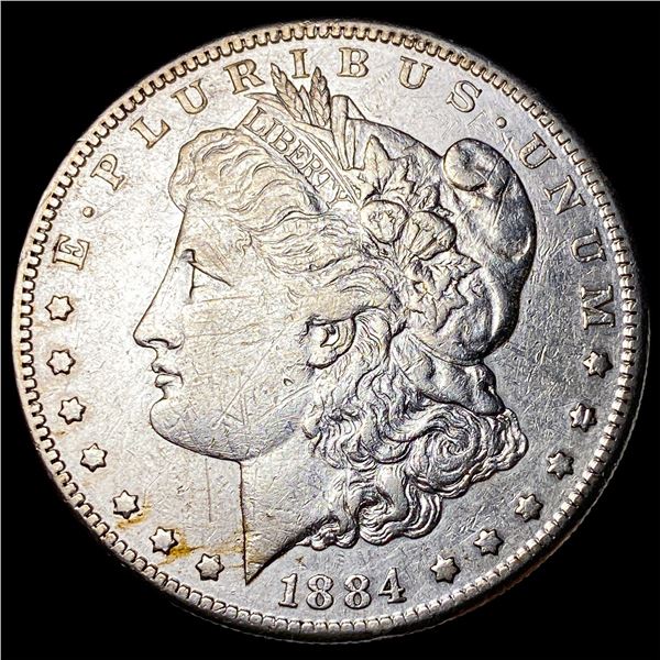 1884-S Silver Morgan Dollar NEARLY  UNCIRCULATED